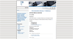 Desktop Screenshot of procuradores-orihuela.com