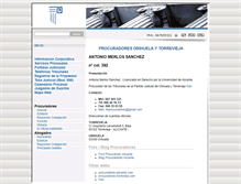 Tablet Screenshot of procuradores-orihuela.com